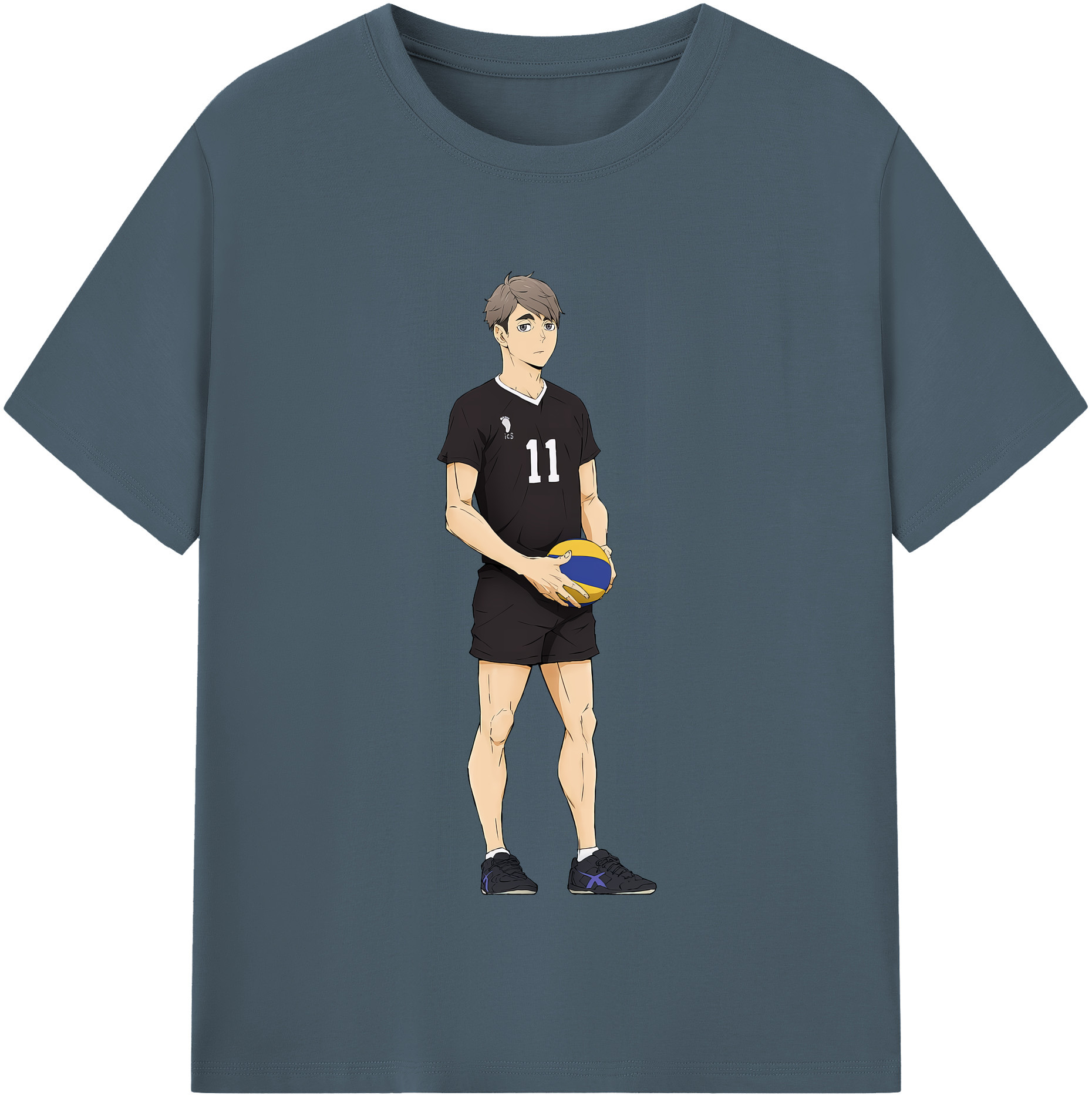 （画像用） ハイキュー!! Haikyu!! 綿100％半袖Tシャツ（フロントプリント）